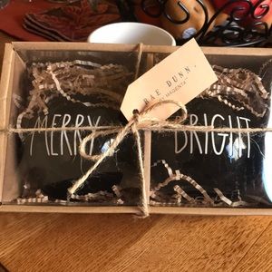 “Rare” Rae Dunn Black Christmas Ornaments